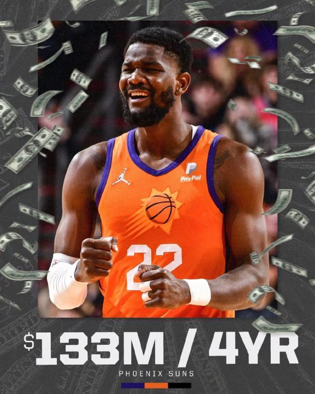 开云在线-太阳匹配步行者顶薪报价 艾顿如愿获得1.33亿肥约